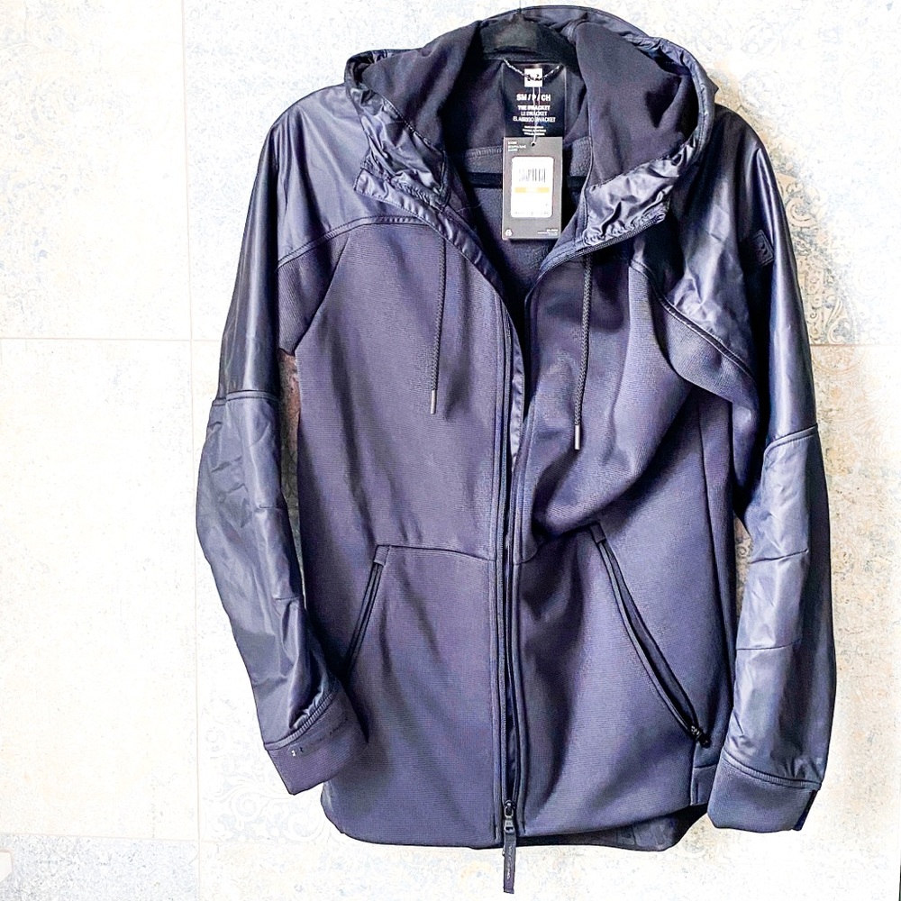 NWT Under Armour Unstoppable ColdGear Black Zippered Swacket Jacket